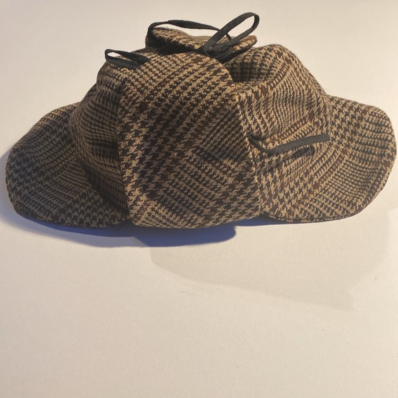 ❗️Price Cut❗️Vintage Herring bone Sherlock Holmes double billed hat - Picture 3 of 6